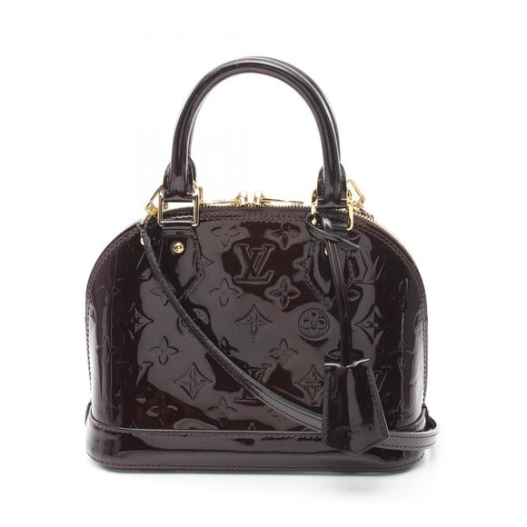 LOUIS VUITTON Handbags - LOUIS VUITTON Alma BB Handbag Bag Leather Vernis Women's Purple M91678